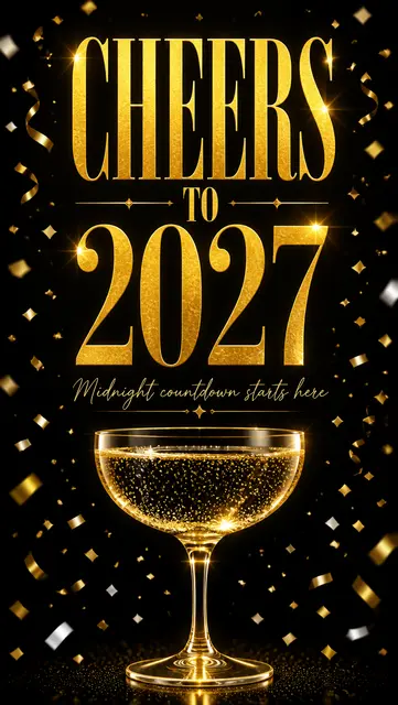 Cheers To 2027 New Year