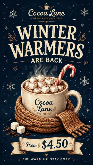 Cocoa Lane Winter Warmers