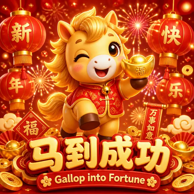 Year Of The Horse Mascot