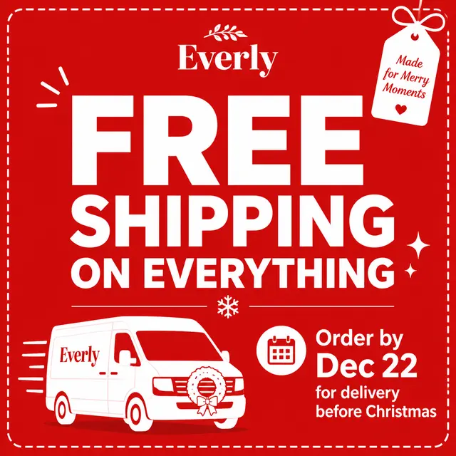 Everly Free Shipping Banner