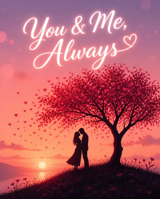 You And Me Sunset Silhouette