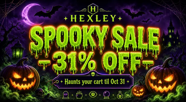 Hexley Spooky Sale Neon