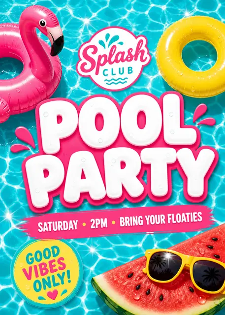 Splash Club Pool Party