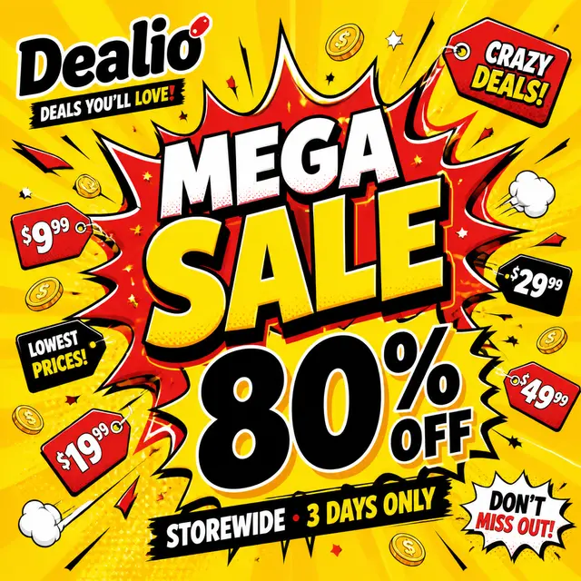 Dealio Mega Sale Explosion