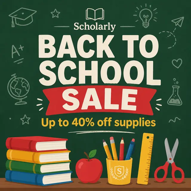 Scholarly Back To School Sale