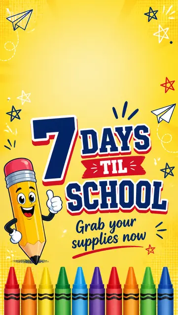 Days Til School Countdown