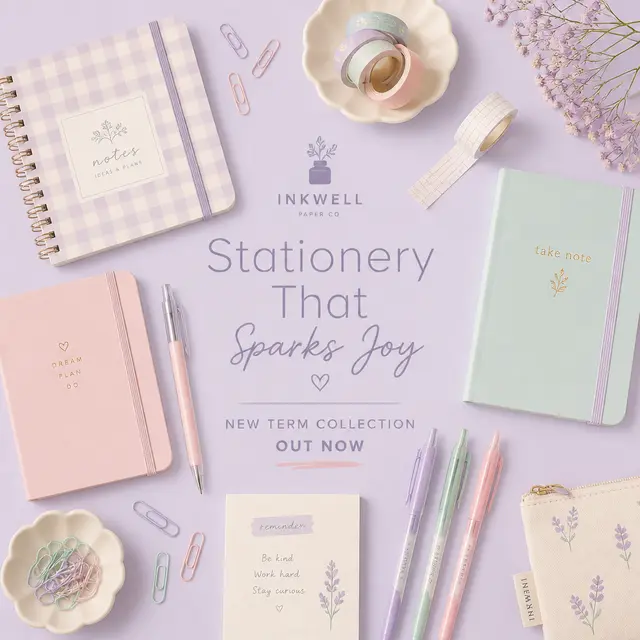 Inkwell Stationery Pastel