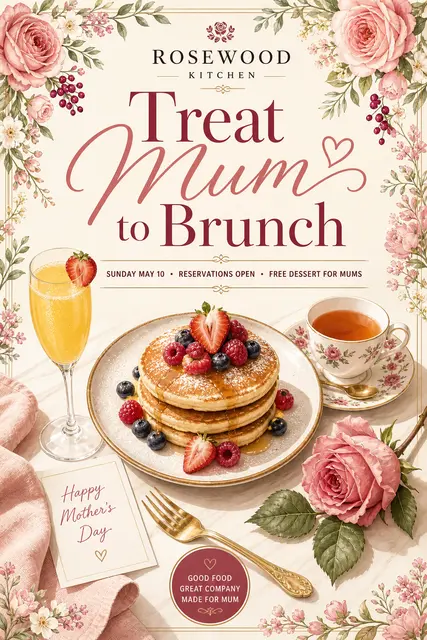 Rosewood Mothers Day Brunch