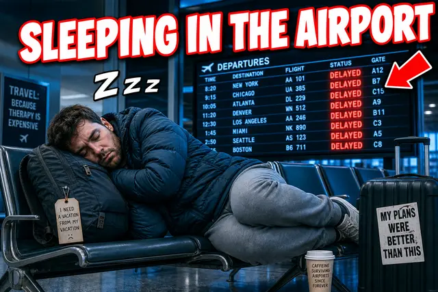 Sleeping In The Airport