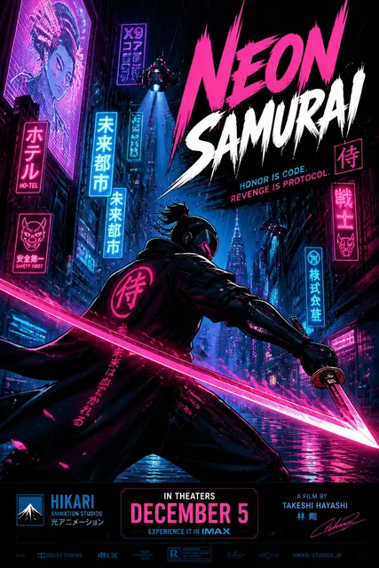 Neon Samurai Anime