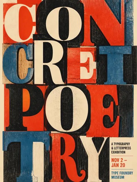 Concrete Poetry Typography