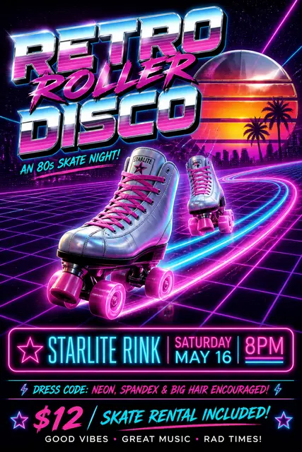 Retro Roller Disco
