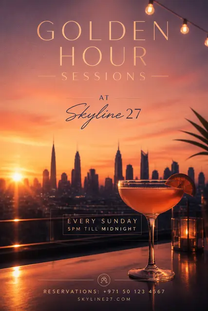 Golden Hour Rooftop