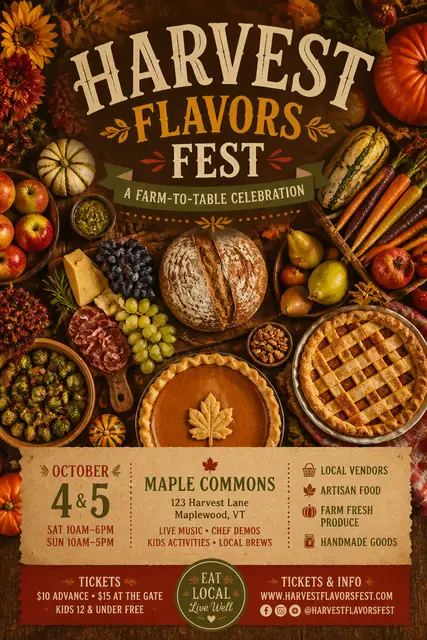 Harvest Flavors Festival