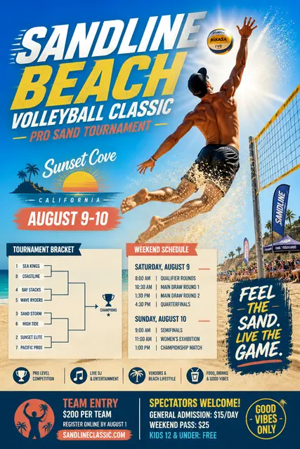 Sandline Beach Volleyball