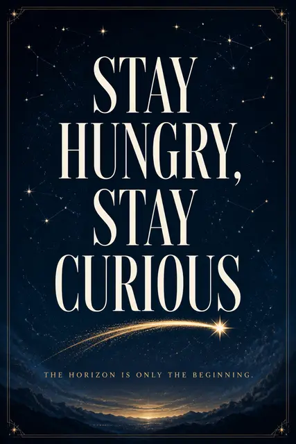 Stay Hungry Poster
