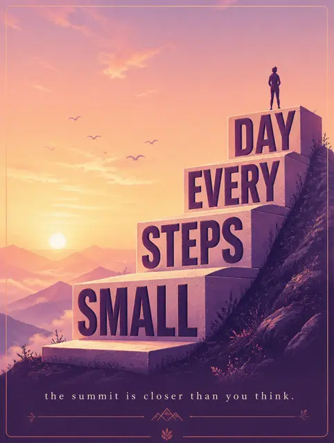 Small Steps Poster