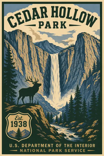 National Park Poster