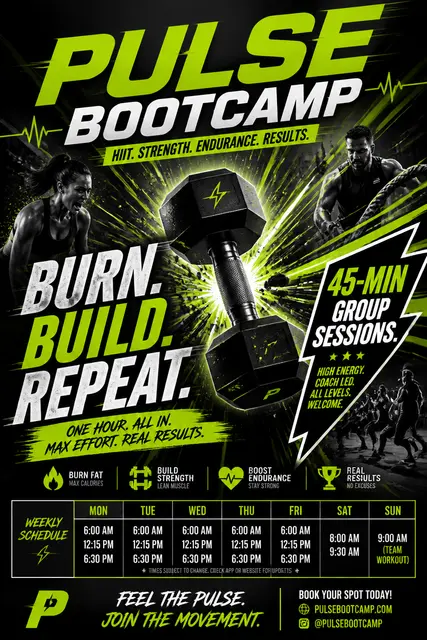 HIIT Bootcamp Promo