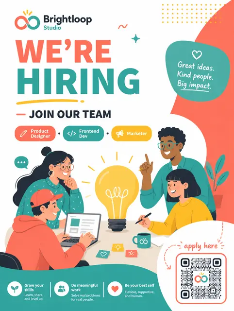 Join Our Team Flyer