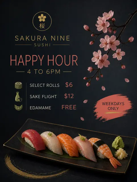 Sushi Happy Hour