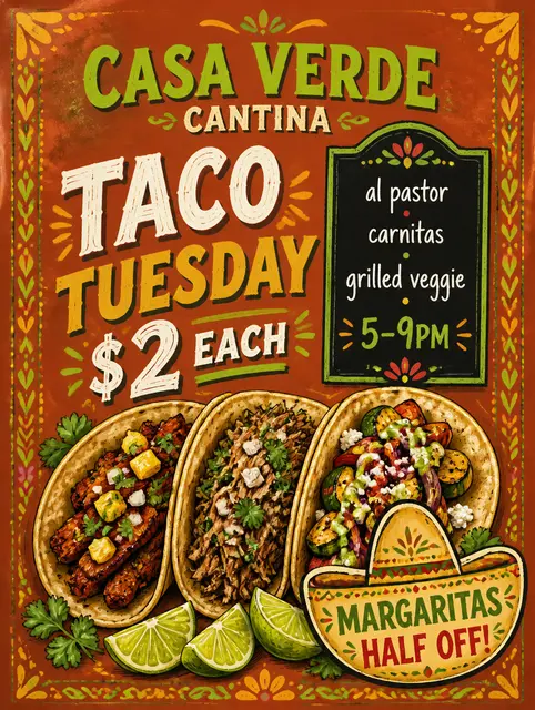 Taco Tuesday Special