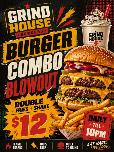 Burger Combo Blowout