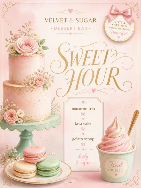 Dessert Bar Specials
