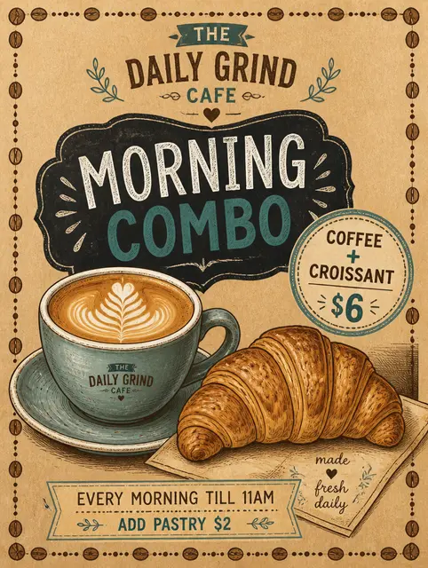 Coffee & Pastry Combo