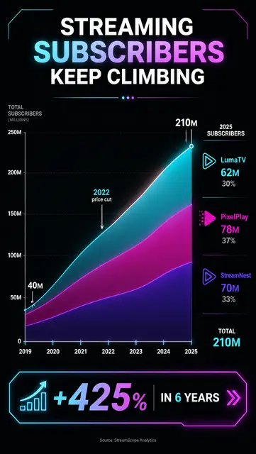 Streaming Subscriptions Growth