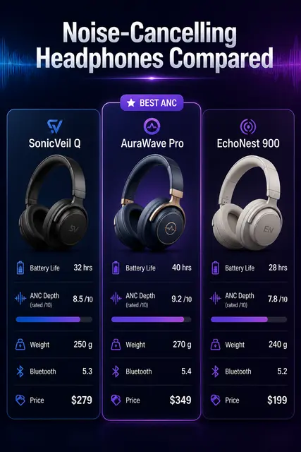 Wireless Headphones Comparison
