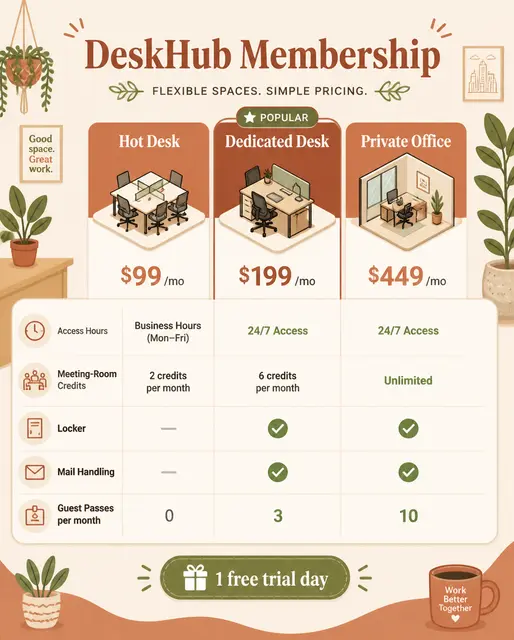 Coworking Space Plans