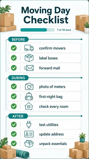 Moving Day Checklist