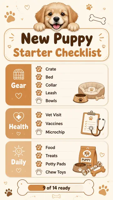 New Puppy Checklist