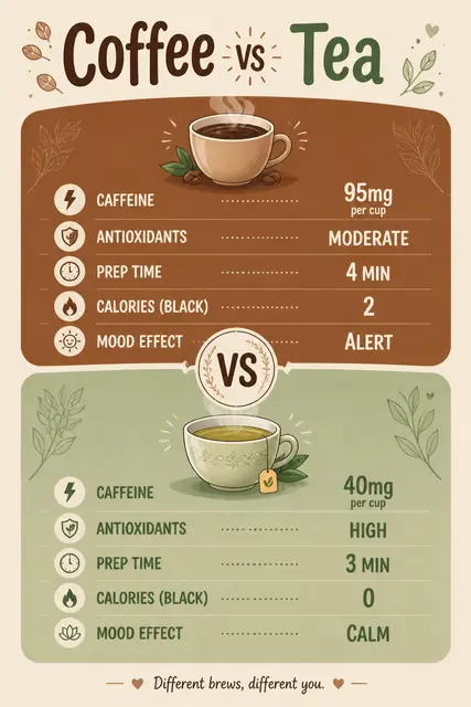 Coffee Vs Tea Versus