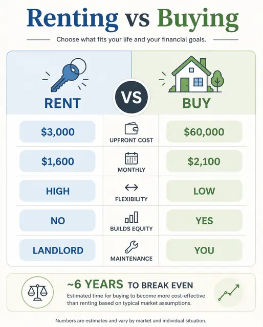 Renting Vs Buying A Home