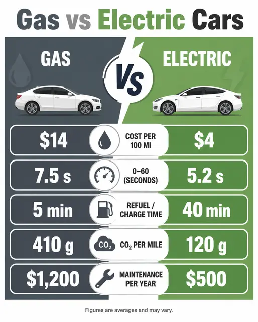 Gas Vs Electric Cars
