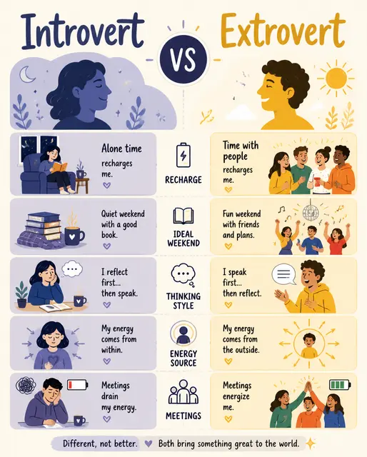 Introvert Vs Extrovert