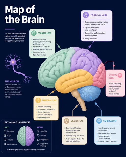 Map of the Brain