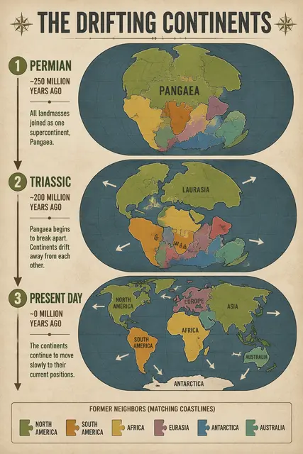 The Drifting Continents