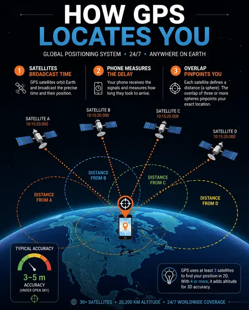 How GPS Locates You