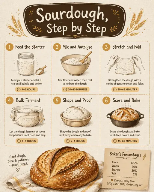 Sourdough, Step by Step