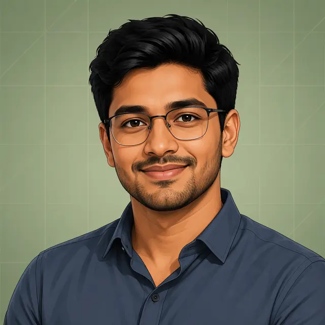 Data Analyst Headshot Illustration