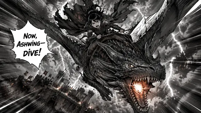 Dragon Rider Battle Panel