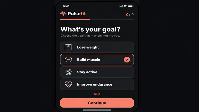 Fitness App Onboarding
