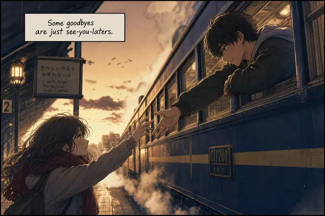 Farewell at the Station Panel