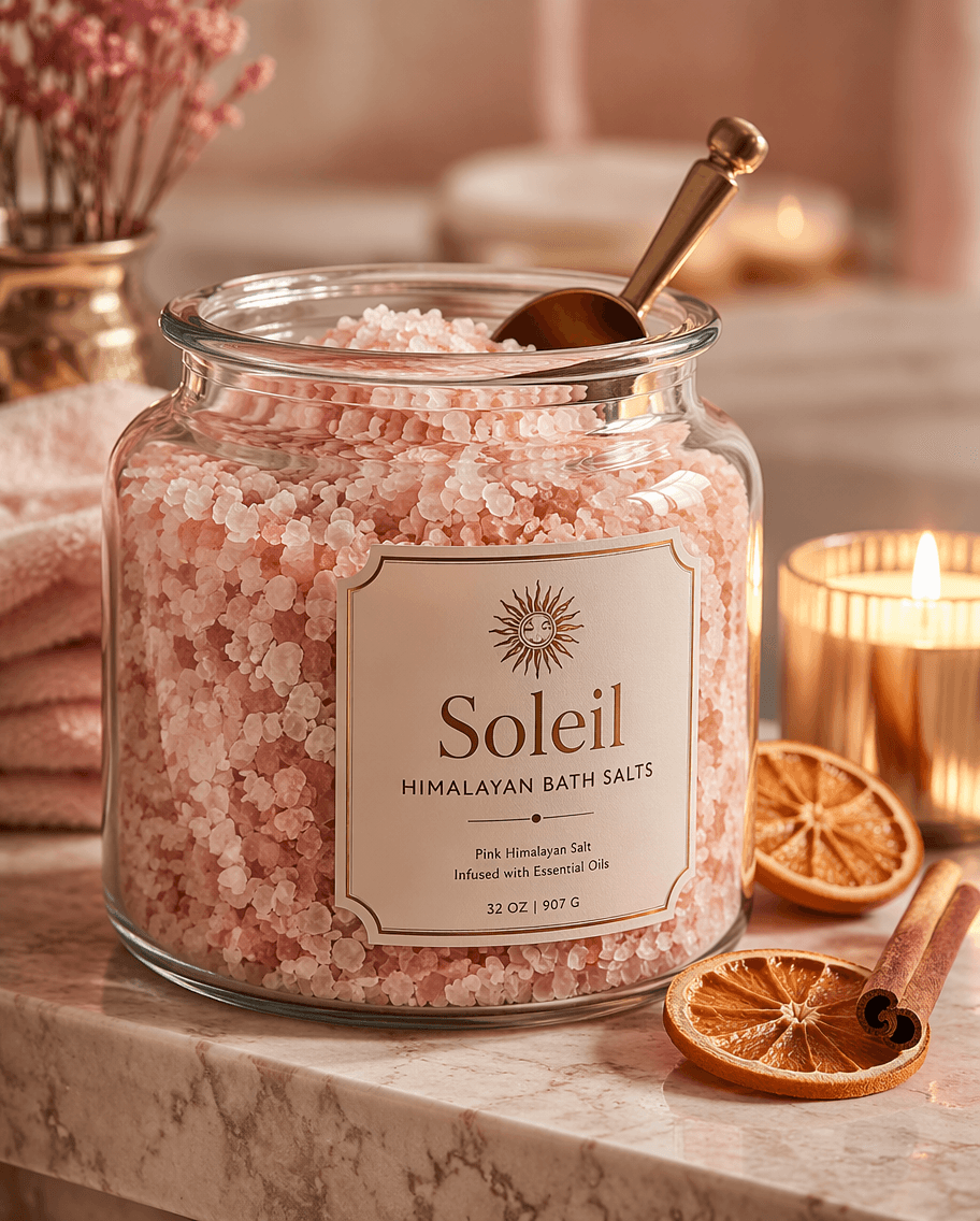 Soleil Bath Salt Jar